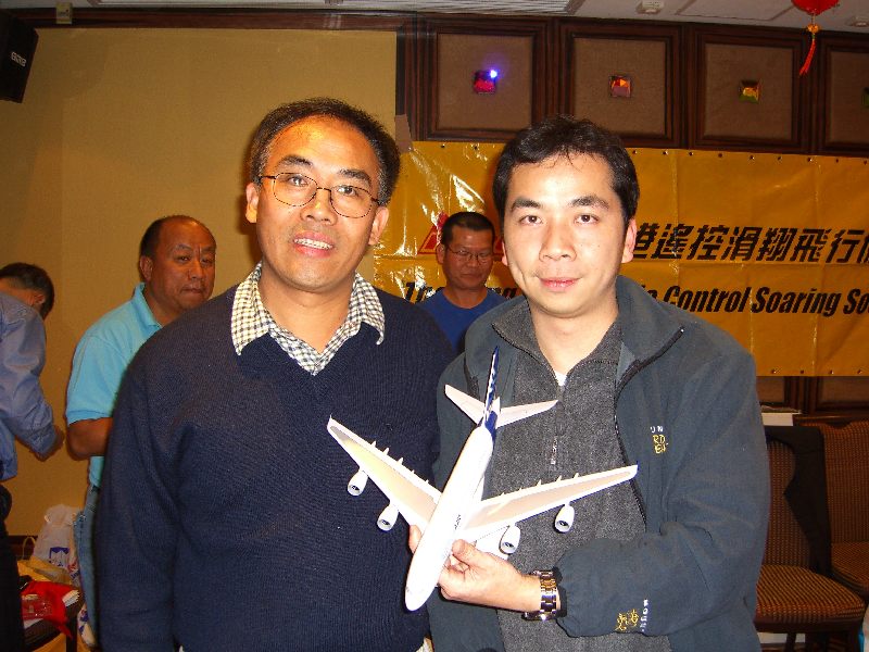 Stanley and Ah Cho love this model Airbus 380